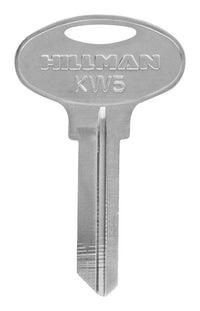 Hillman Traditional Key House/Office Key Blank 66 KW5 Single  For Kwikset Locks (Pack of 10).