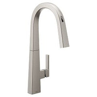 Spot resist stainless one-handle high arc pulldown kitchen faucet