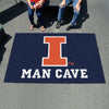 University of Illinois Man Cave Rug - 5ft. x 8 ft.