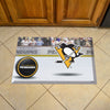 NHL - Pittsburgh Penguins Rubber Scraper Door Mat