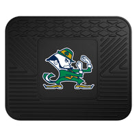 Notre Dame Leprechaun Back Seat Car Mat - 14in. x 17in.