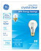 Bulb Hal A19 43W Clr 2Pk (Case Of 6)