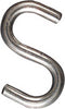 National Hardware Silver Stainless Steel 1-1/2 in. L Open S-Hook 1 pk