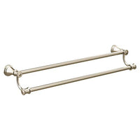 POLISHED NICKEL 24" DOUBLE TOWEL BAR