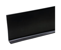 M-D 0.13 in. H x 48 in. L Prefinished Black Vinyl Wall Base (Pack of 18)