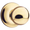 Kwikset  Polo  Polished Brass  Steel  Passage Door Knob  3  Right or Left Handed