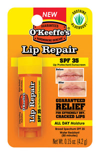 O'Keeffe's Lip Repair No Scent Lip Balm 0.15 oz (Pack of 6)