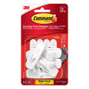 3M Command Small Plastic Hook 2-3/8 In. L 6 Pk