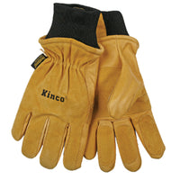 Kinco M Pigskin Leather Black/Gold Ski Gloves