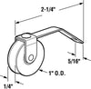 Prime-Line 1 in. D X 0.25 in. L Plastic/Steel Roller Assembly 2 pk