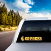 University of Wyoming 2 Piece Decal Sticker Set