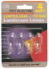 Feit  4 W T5 Landscape and Low Voltage Incandescent Bulb Wedge Soft White 4 pk