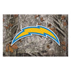 NFL - Los Angeles Chargers Camo Rubber Scraper Door Mat