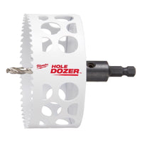 Milwaukee Hole Dozer 4 in. Bi-Metal Hole Saw with Arbor and Pilot Bit 1 pk (Pack of 2)