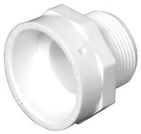 Charlotte Pipe Schedule 40 1-1/4 in. MPT X 1-1/4 in. D Hub PVC Pipe Adapter 1 pk