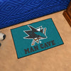 NHL - San Jose Sharks Man Cave Rug - 19in. x 30in.