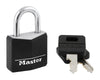 Master Lock 1-3/16 in. W Vinyl Covered 4-Pin Cylinder Padlock