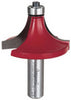 Freud 2 in. D X 3/4 in. X 2-7/8 in. L Carbide Rounding Over Router Bit