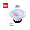 Oatey Twist-N-Set PVC Closet Flange (Pack of 2)