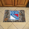 NHL - New York Rangers Camo Rubber Scraper Door Mat