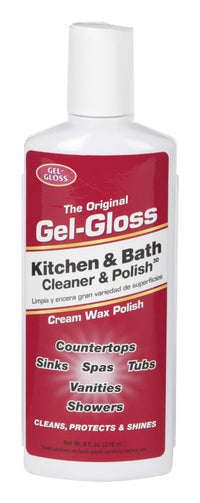 Gel-Gloss No Scent Kitchen & Bath Cleaner & Polish 8 oz Cream