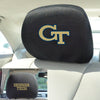 Georgia Tech Embroidered Head Rest Cover Set - 2 Pieces