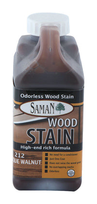 Saman Semi-Transparent Antique Walnut Water-Based Wood Stain 32 oz