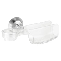 iDesign Clear Plastic Brush Holder