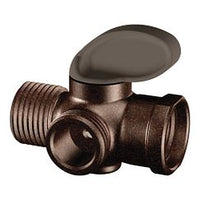 Oil rubbed bronze shower arm diverter