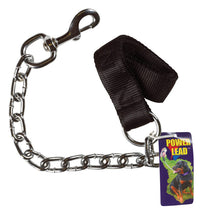 PDQ Power Lead Silver Chain Lead Steel Dog Leash Small/Medium