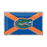 University of Florida State Flag Aluminum Emblem