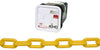 Campbell Chain 8 Yellow Plastic Decorative Chain 0.29 in. D 1.5 in. (Pack of 138)