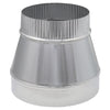 Imperial 10 in. D X 8 in. D Galvanized Steel Furnace Pipe Reducer