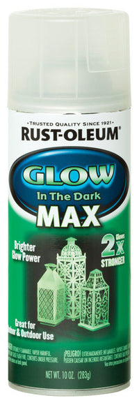 Rust-Oleum Specialty Glow in the Dark Max Green Spray Paint 10 oz. (Pack of 6)