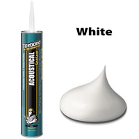 Titebond Acoustical White Elastomeric Silicone Smoke and Sound Sealant 28 oz (Pack of 12)