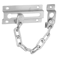 Door Chain Fastener, Satin Chrome (Pack of 5)