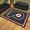 NHL - Philadelphia Flyers 8ft. x 10 ft. Plush Area Rug