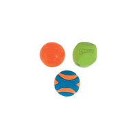 ChuckIt! Assorted Rubber Fetch Medley Dog Toy Medium 3 pk