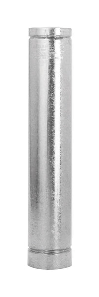 Selkirk 4 in. Dia. x 24 in. L Aluminum Round Gas Vent Pipe (Pack of 2)