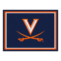 University of Virginia 8ft. x 10 ft. Plush Area Rug