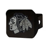 NHL - Chicago Blackhawks Black Metal Hitch Cover