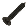 National Hardware No. 12 X 1-1/4 in. L Phillips Black Wood Screws 18 pk