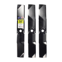 MaxPower 54 in. Standard Mower Blade Set For Riding Mowers 3 pk