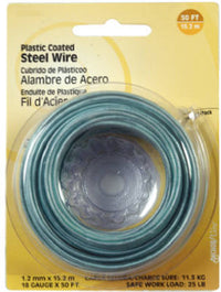 Hillman 50 ft. L Plastic 18 Ga. Wire (Pack of 6)