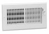 American Metal Products 8 in. H X 14 in. W White Steel Air Diffuser Grille