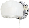 Westinghouse 1-Light Chrome White Wall Sconce