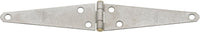 National Hardware 5 in. L Galvanized Steel Light Strap Hinge 2 pk