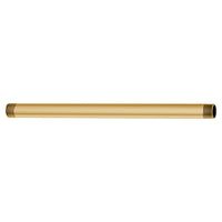 Brushed gold shower arm