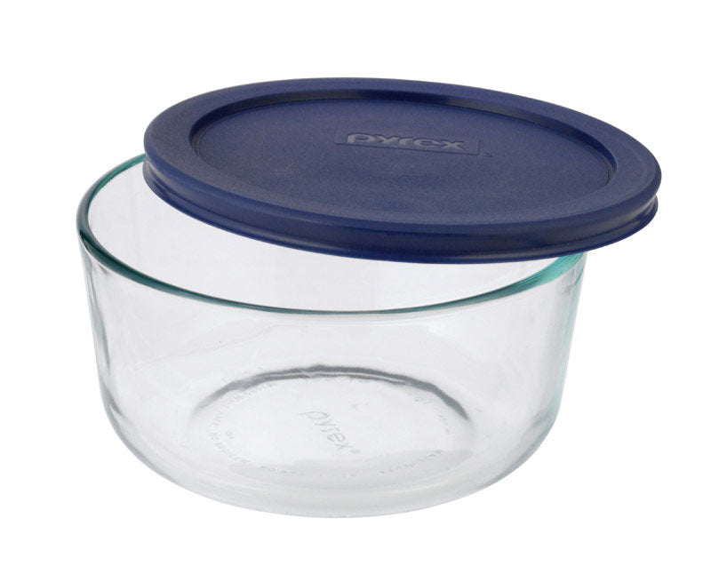 Pyrex Simply Store 12-Piece Glass Storage Set with Assorted Color Lids