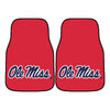 University of Mississippi (Ole Miss) Red Carpet Car Mat Set - 2 Pieces